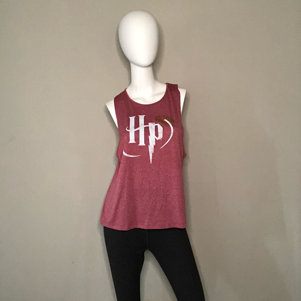 2/$7 ✨ Harry Potter Muscle Tank w/ Lattice Back